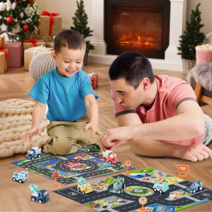 CADV2 - Calendar Advent Copii pentru 2-6 ani - Masinute, 24 Surprize pentru Craciun - Img 7