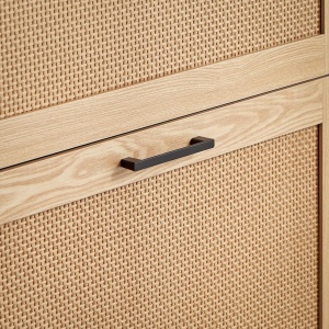 PANM4 - Pantofar 60 cm, ingust, 3 compartimente duble, pantofare, depozitare pantofi, mobilier hol - Maro - Img 2
