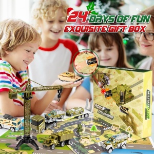 CADV4 - Calendar Advent Copii - Armata, 24 Surprize pentru Craciun - Img 2