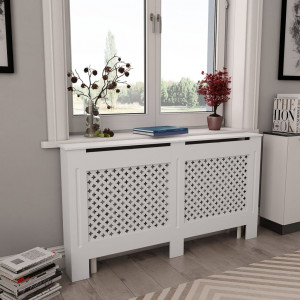 MDCA103 - Masca de calorifer, protectie radiator alba, model cruce - 78/112/152/172/205 cm - Img 7