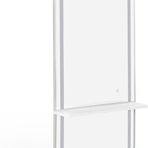 OGPR201 - Oglinda Ovala 65 x 177 cm, pentru perete, salon, coafor - Auriu / Alb / Negru - Img 7