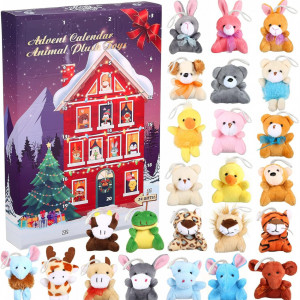 CADV22 - Calendar Advent Copii - Plush, 24 Surprize pentru Craciun
