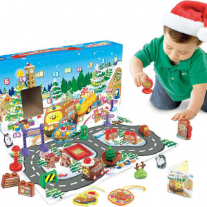 CADV3 - Calendar Advent Copii pentru bebelusi - Masinute VTech, 24 Surprize pentru Craciun