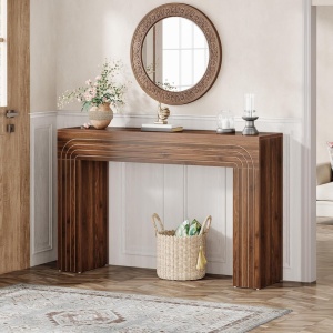 MACI26 - Masa Consola, 140 cm, masuta hol, living, dormitor - Maro