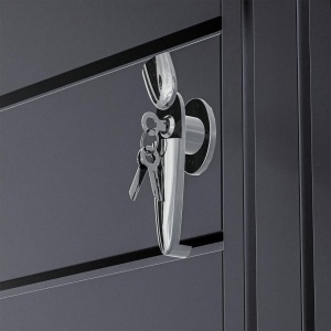 MAPG2 - Masca metalica Gri Antracit pentru 3 Pubele Gunoi - Img 5