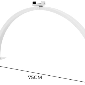 Masuta manichiura, 120 cm, masa cosmetica cu Aspirator incorporat, pernita - Alb - MANIA5 - Img 2