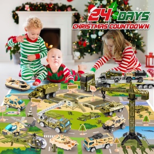 CADV4 - Calendar Advent Copii - Armata, 24 Surprize pentru Craciun - Img 6