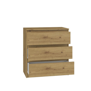 COM514 - Comoda 70 cm, pentru dormitor, living, dining, hol - Maro - Img 3