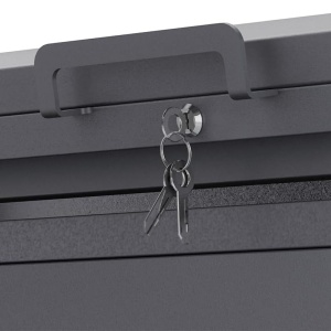 MAPG1 - Masca metalica Gri Antracit pentru 3 Pubele Gunoi - Img 3