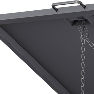 MAPG2 - Masca metalica Gri Antracit pentru 3 Pubele Gunoi - Img 2