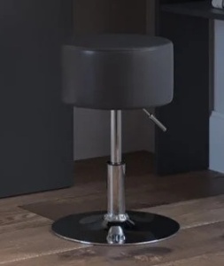 Masuta machiaj naegra cu Oglinda LED si 5 Sertare pentru Cosmetice, Set Masa toaleta 120 cm, masuta cosmetica cu Riflaj, vanity - SEN256 - Img 8
