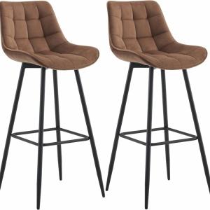 SCB208 - Set 2x Scaune Bar - Negru / Gri / Verde / Albastru / Maro - Img 2