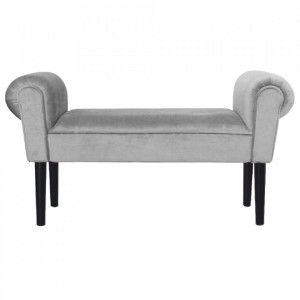 BAN609 - Bancuta 100 cm, bancheta, banca living, dormitor, hol - Gri deschis