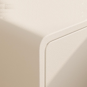 NOA7 - Set 2 Noptiere albe foarte inguste, 20 cm sau 30 cm, cu 2 sertare - Img 6