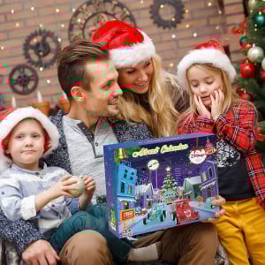 CADV2 - Calendar Advent Copii pentru 2-6 ani - Masinute, 24 Surprize pentru Craciun - Img 2