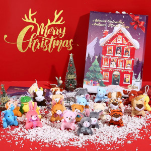 CADV22 - Calendar Advent Copii - Plush, 24 Surprize pentru Craciun - Img 2