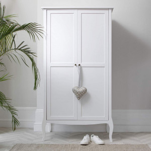 DUA124 - Dulap alb, sifonier, dressing pentru dormitor - Lisabona