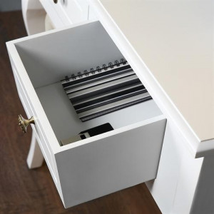 MAA10 - Masa alba toaleta cosmetica machiaj masuta vanity - Img 2