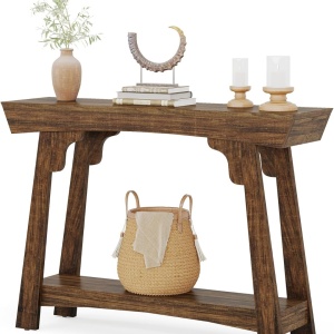MAM16 - Masa Consola, 105 cm, masuta hol, living, dining, dormitor - Maro - Img 10