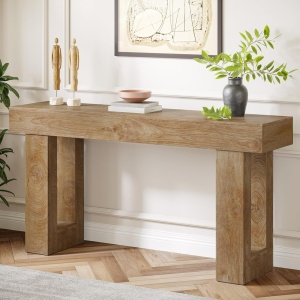 MAM3 - Masa Consola, 160 cm, masuta hol, living, dining, dormitor - Maro - Img 10