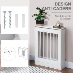 MDCA202 - Masca de calorifer, 60/90 cm, protectie radiator alba - Img 4