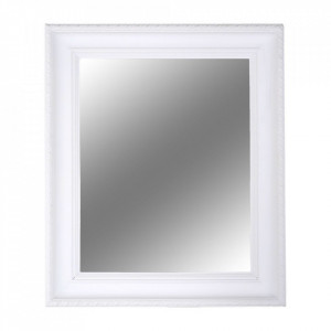OGA602 - Oglinda 54x 64 cm, pentru perete, ornamentala dormitor, living - Alba