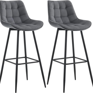 SCB208 - Set 2x Scaune Bar - Negru / Gri / Verde / Albastru / Maro - Img 6