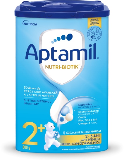 Aptamil Junior Nutri-Biotik 2+, Lapte praf 24-36 luni, 800g