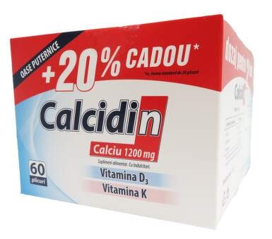 Zdrovit Calcidin 1200mg Ctx60 Dz 20% Cadou