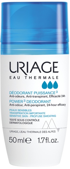 Deodorant roll-on antiperspirant, 50ml, Uriage