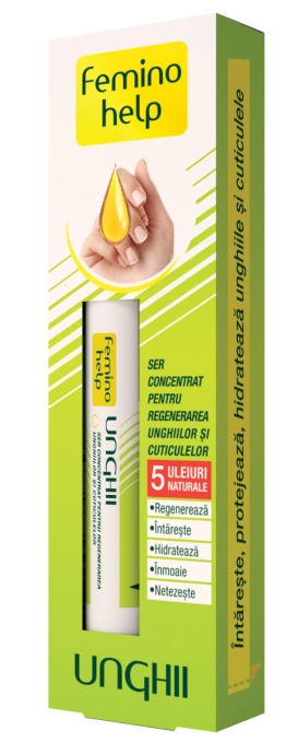 Ser concentrat pentru regenerarea unghiilor si cuticulelor Femino Help, 2ml