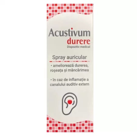 Zdrovit Acustivum Durere Spray Auricular 20ml