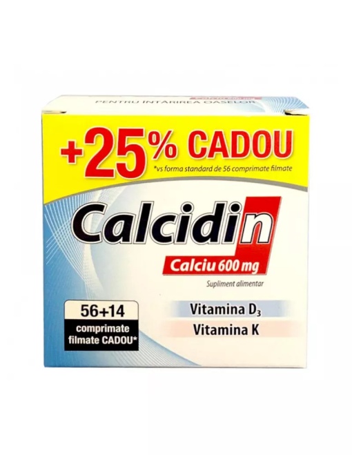 Zdrovit Calcidin Ctx56 Cpr+14 Cpr Cadou