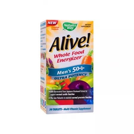 Alive Men’s 50+ Ultra Nature's Way, 30 tablete, Secom