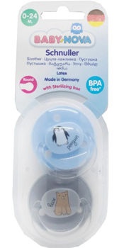 Babynova Suzete Rotunde Silicon 0-24 Luni Pachx2 Buc 20009