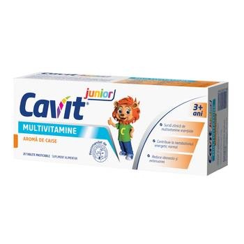 Cavit Junior caise, 20 tablete masticabile, Biofarm