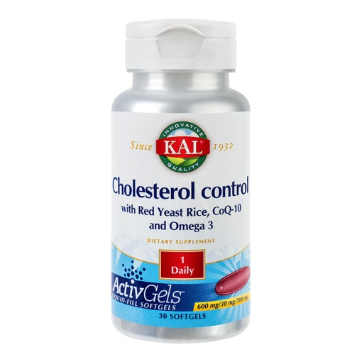 Choresterol control with Red Yeast Rice+COQ10+Omega 3 30 capsule