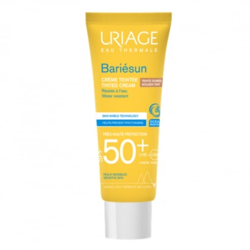 Crema colorata SPF 50+ Bariesun, Gold, 50 ml, Uriage