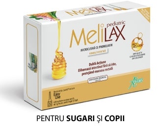 MeliLax Pediatric microclisme cu propolis, 6 bucati, Aboca