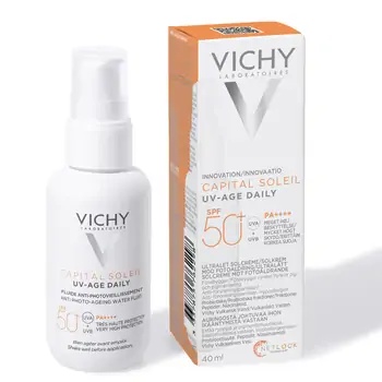 Capital Soleil UV AGE Fluid impotriva imbatranirii SPF 50+, 40 ml, Vichy