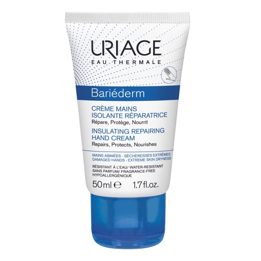 Crema de maini reparatoare Bariederm, 50 ml, Uriage