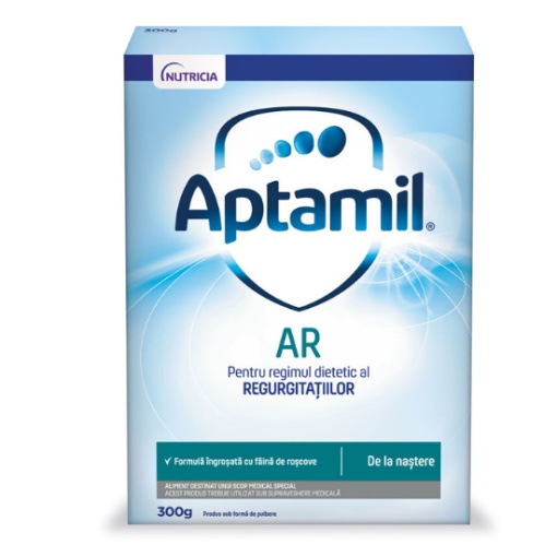 Lapte praf Aptamil AR, 0-6 luni, 300 g