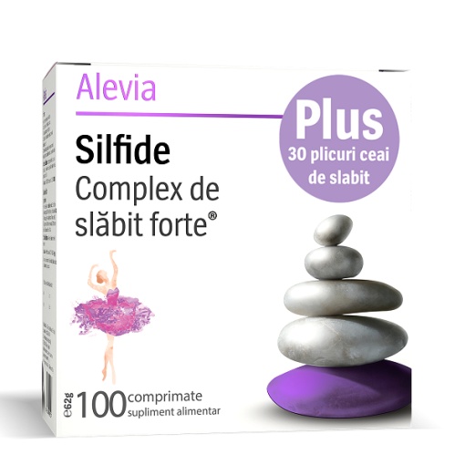 Alevia Silfide Complex De Slabit Forte Ctx100 Cpr+Ceai De Slabit Ctx30 Pl