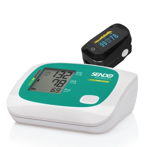 SENDO TENSIOMETRU ADVANCE 3+PULSOXIMETRU CADOU