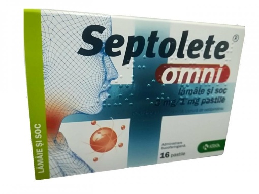 Septolete Omni 3gm/1mg Lamaie Si Soc Ctx16 Cpr Krka