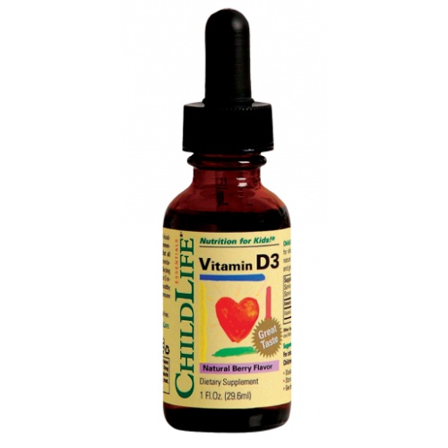 Vitamina D3 picaturi copii 500UI Childlife Essentials, Secom, 30 ml