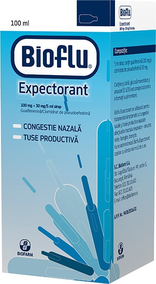 Bioflu Expectorant, 100ml, Biofarm
