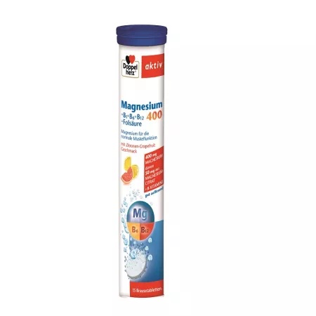 Doppelherz Aktiv Mg400+B1+B6+B12+Ac.Folic Flx15cpr Eff