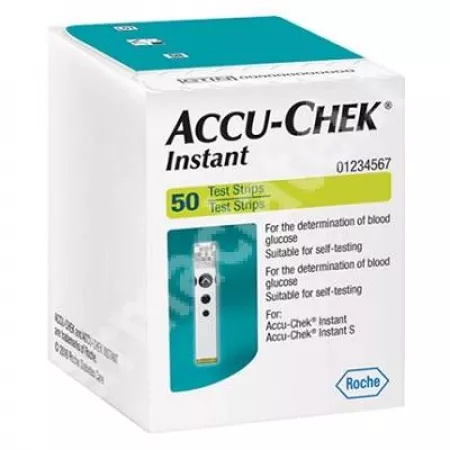 Teste Glicemie Accu-Chek Instant Ctx50 Buc