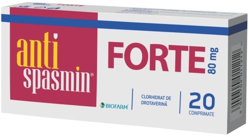Antispasmin Forte 80mg Ctx20 Cpr Biofarm
